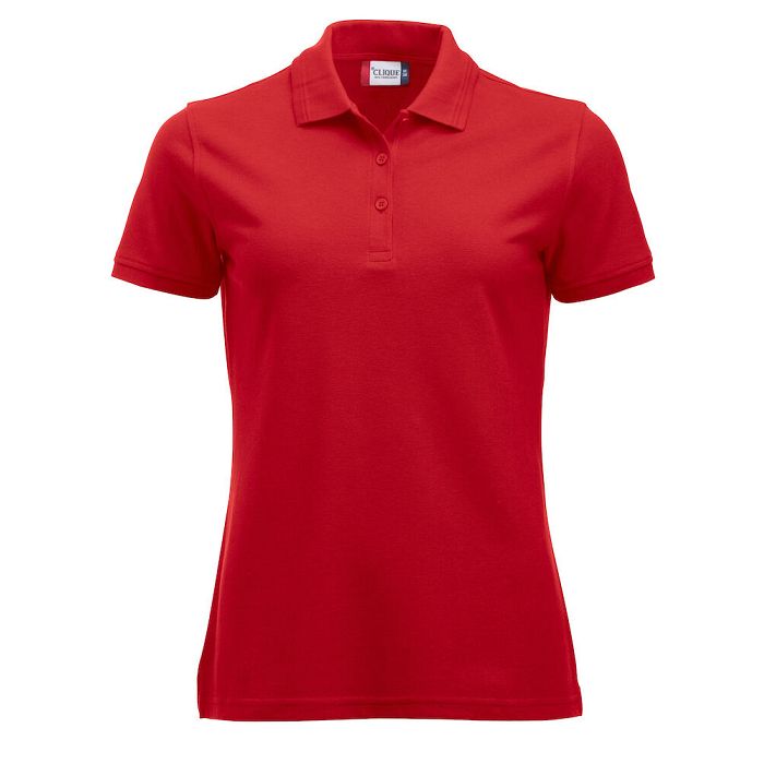  Polo en polycoton couleur femme