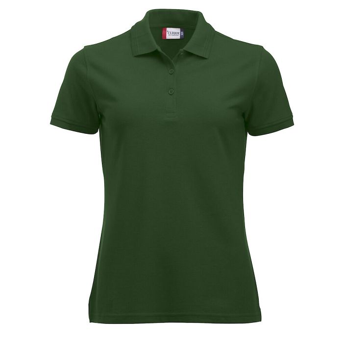  Polo en polycoton couleur femme