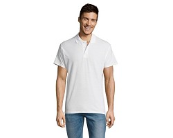 Polo blanc corporate homme