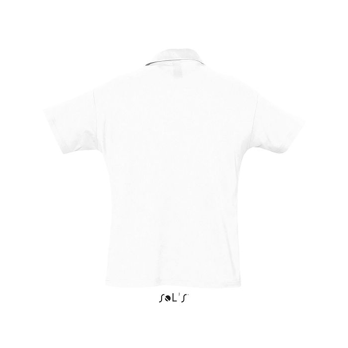  Polo blanc corporate homme