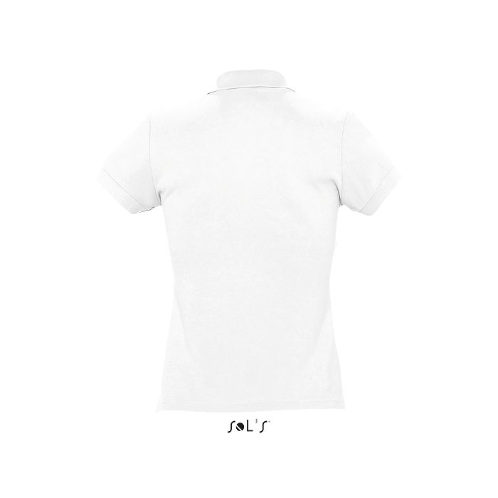 Polo blanc personnalisable femme