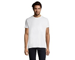 Tee-shirt homme col rond blanc