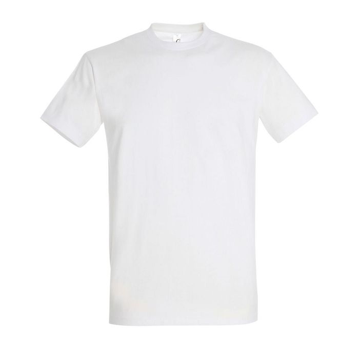  Tee-shirt homme col rond blanc