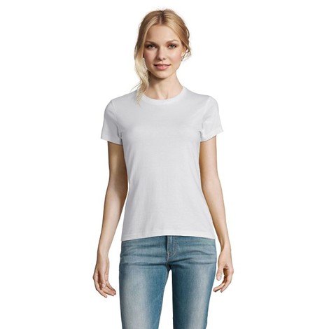 Tee-shirt femme blanc 190 g/m²