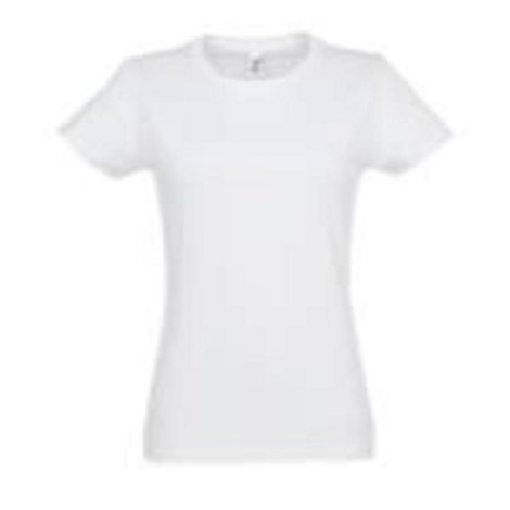 Tee-shirt femme blanc 190 g/m²