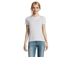 Tee-shirt femme blanc 190 g/m²