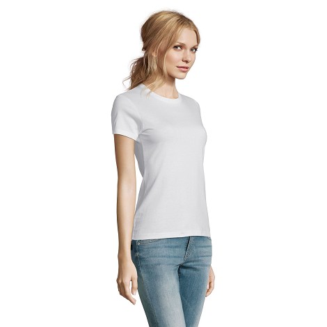Tee-shirt femme blanc 190 g/m²