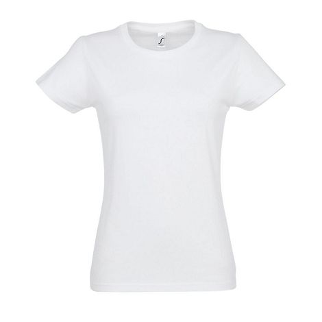  Tee-shirt femme blanc 190 g/m²