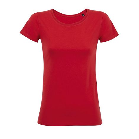  Tee-shirt personnalisé femme couleur coupe ajustée 155 g/m²