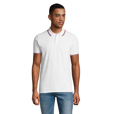 Polo blanc fashion homme
