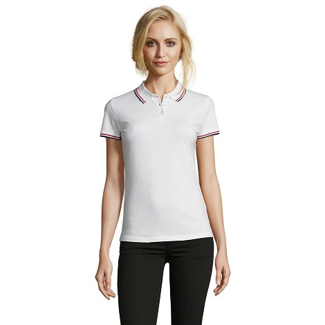 Polo blanc fashion femme