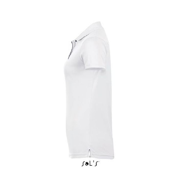  Polo femme blanc 180 g/m²