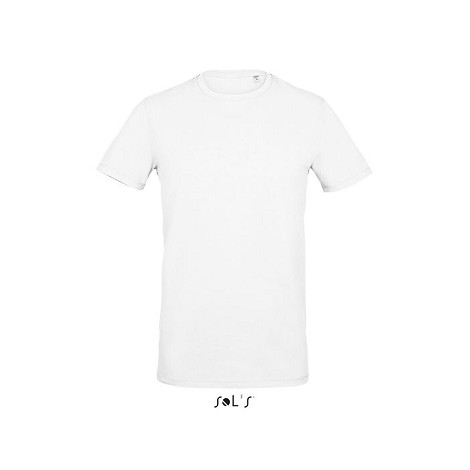 Tee-shirt col rond homme blanc 190 g/m²