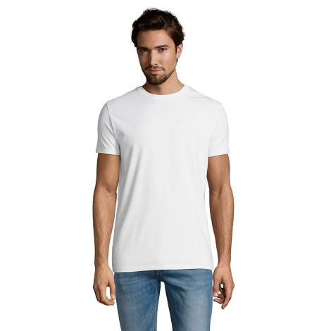 Tee-shirt col rond homme blanc 190 g/m²