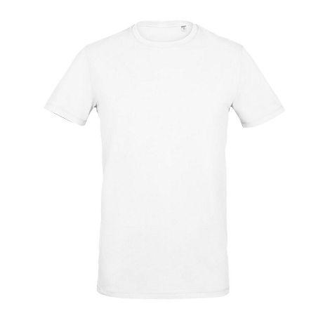 Tee-shirt col rond homme blanc 190 g/m²
