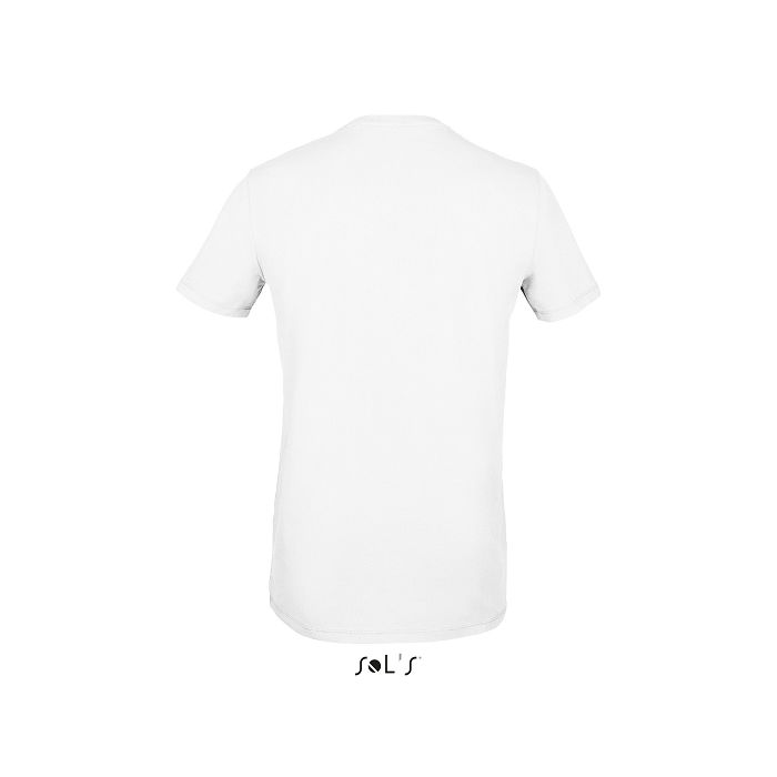  Tee-shirt col rond homme blanc 190 g/m²
