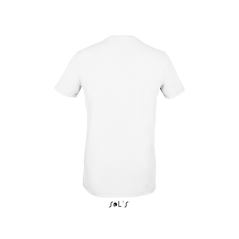  Tee-shirt col rond homme blanc 190 g/m²