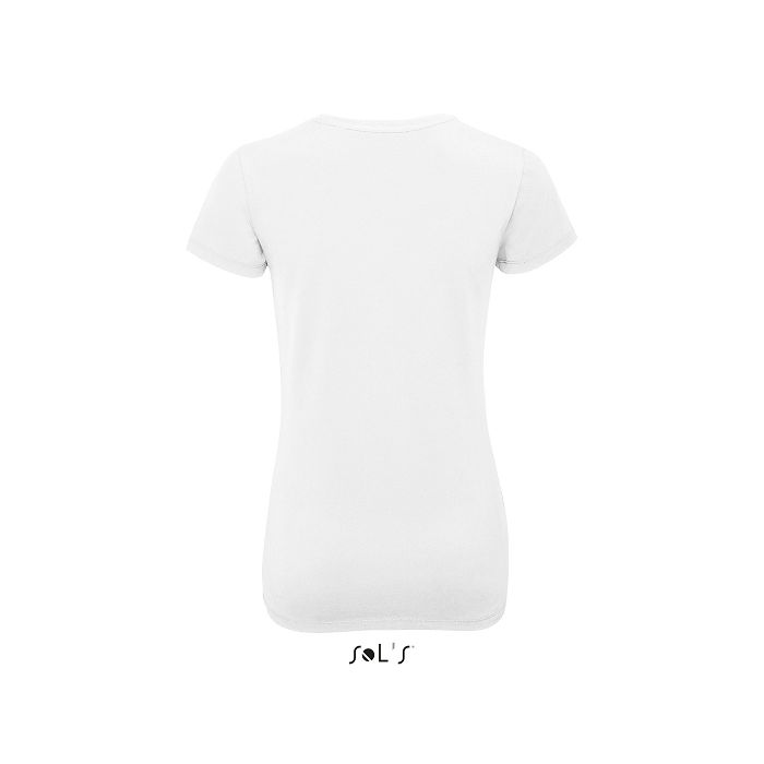  Tee-shirt stetch femme blanc 190 g/m²