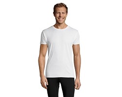 Tee-shirt blanc sport unisexe