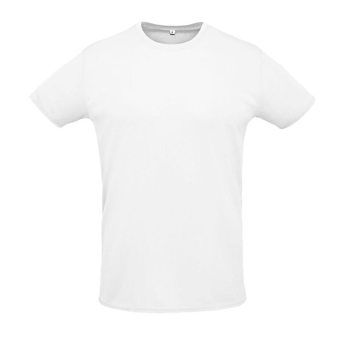  Tee-shirt blanc sport unisexe