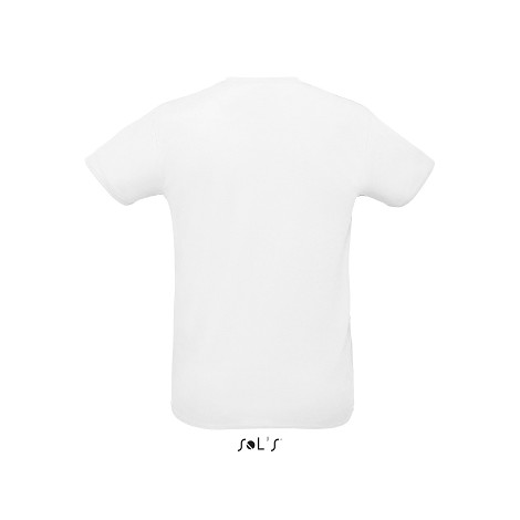Tee-shirt blanc sport unisexe