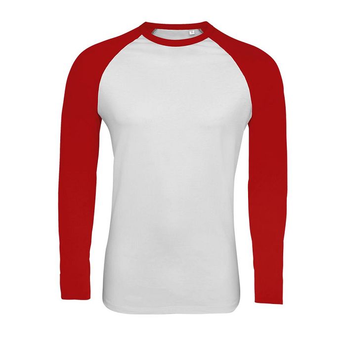  Tee-shirt manches longues bicolore homme