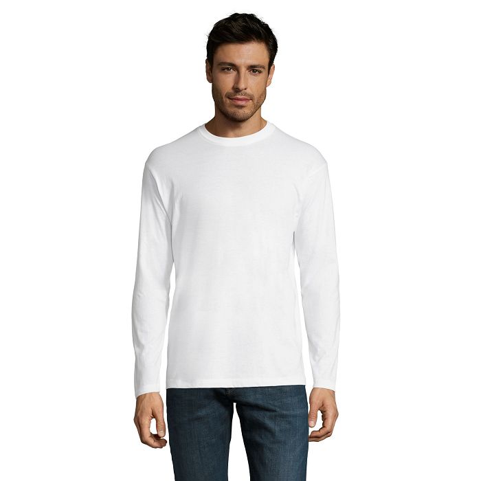  Tee-shirt blanc manches longues homme