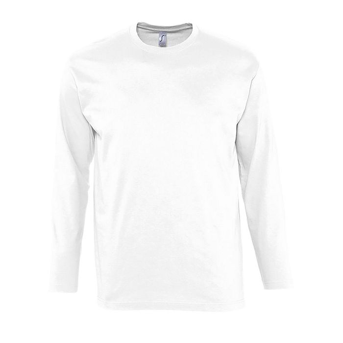  Tee-shirt blanc manches longues homme