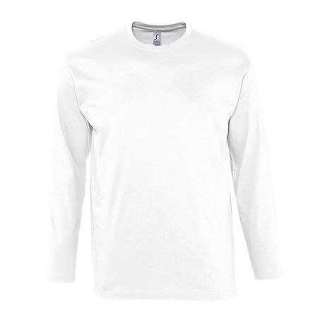 Tee-shirt blanc manches longues homme