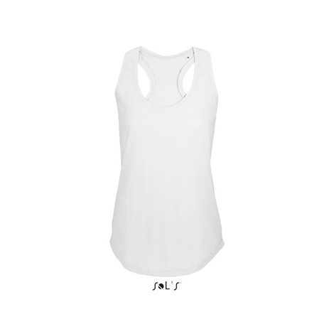 Débardeur femme dos nageur blanc