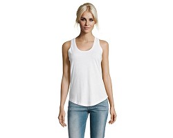 Débardeur femme dos nageur blanc