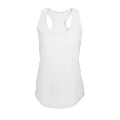 Débardeur femme dos nageur blanc