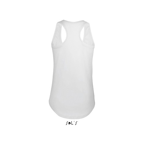 Débardeur femme dos nageur blanc