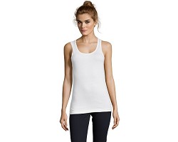 Débardeur classique blanc femme