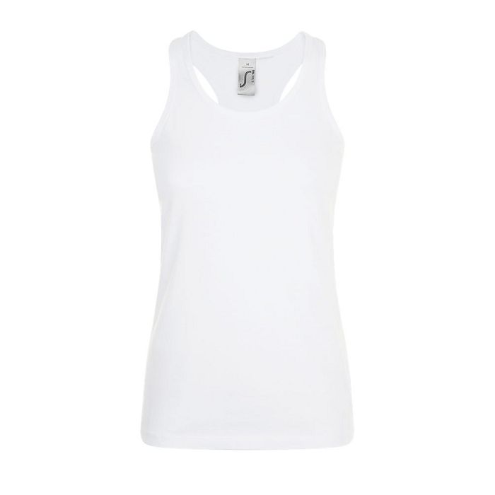 Débardeur blanc femme en coton