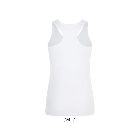 Débardeur blanc femme en coton