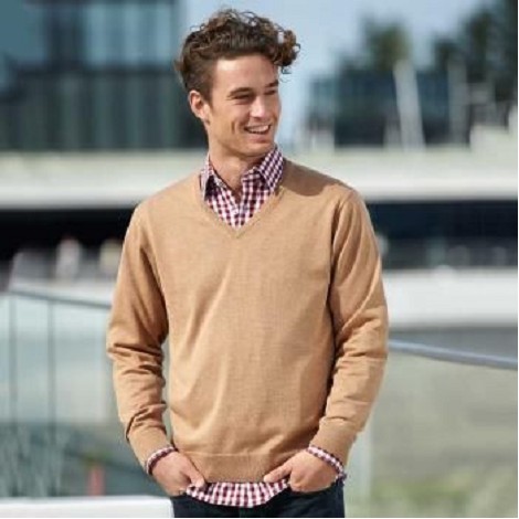 Pull homme publicitaire