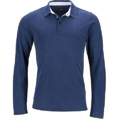Polo homme classique manches longues