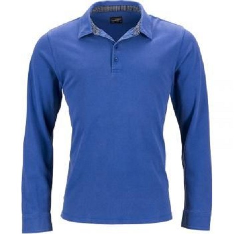 Polo homme classique manches longues