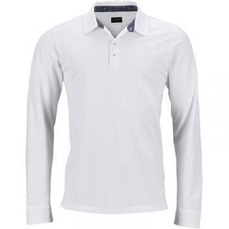 Polo homme classique manches longues