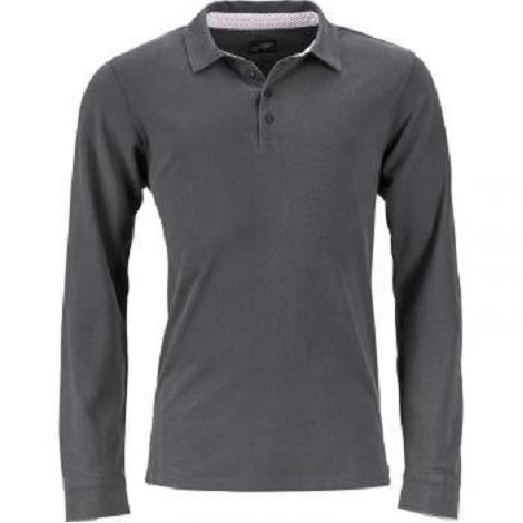 Polo homme classique manches longues