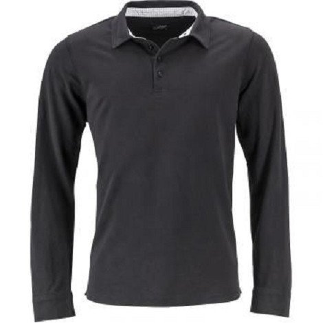 Polo homme classique manches longues