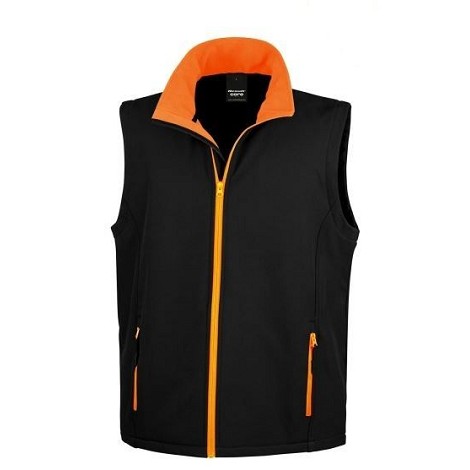Bodywarmer softshell homme sans manches