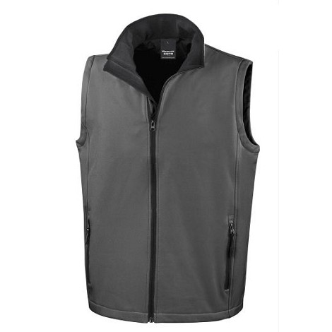 Bodywarmer softshell homme sans manches