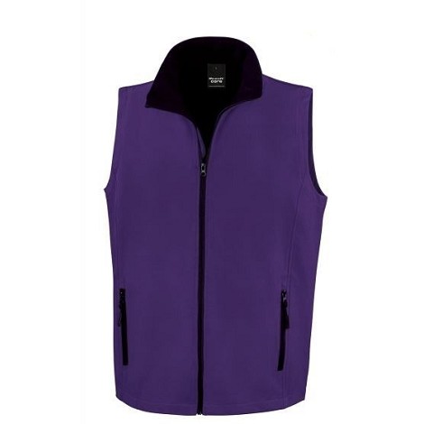 Bodywarmer softshell homme sans manches