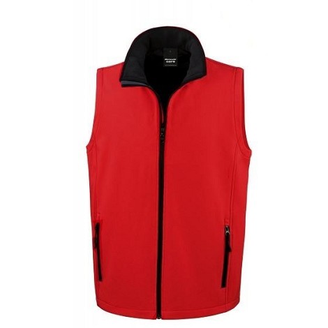 Bodywarmer softshell homme sans manches