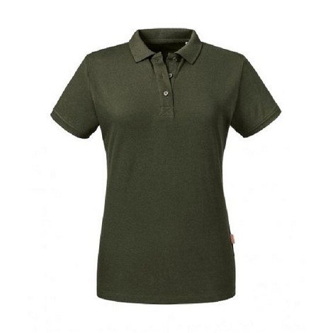 Polo piqué femme manches courtes
