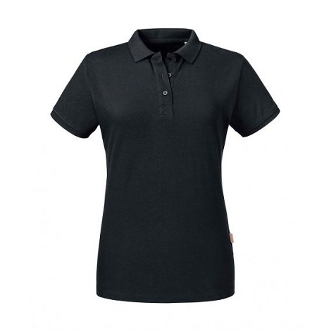 Polo piqué femme manches courtes