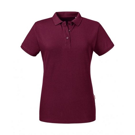 Polo piqué femme manches courtes