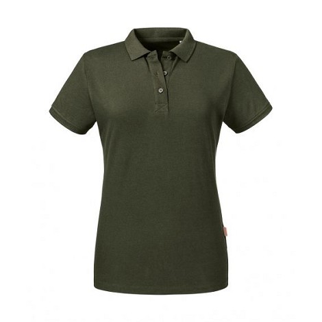 Polo piqué femme manches courtes
